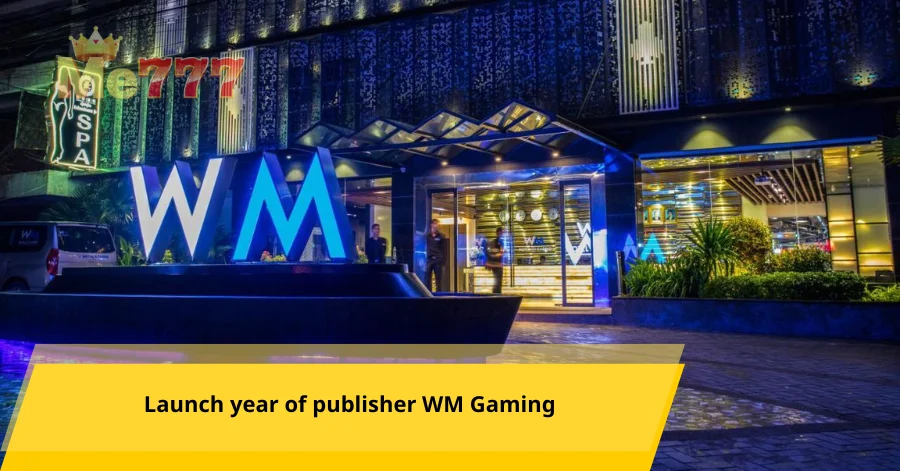 Launch year of publisher WM Gaming