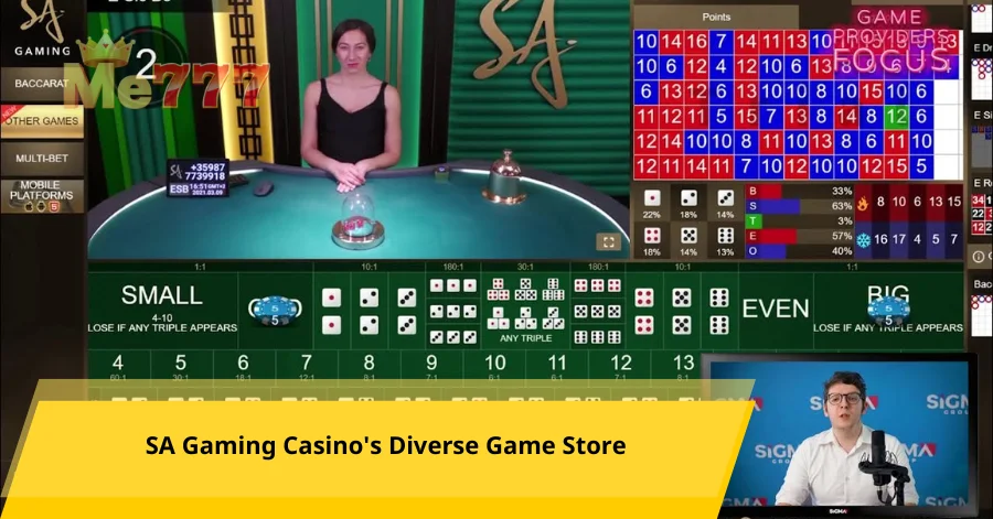 SA Gaming Casino's Diverse Game Store